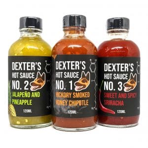 Dexters Hot Sauce Warm Sauce 3 Pack